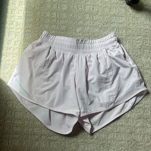 perfect condition light pink lulu shorts!